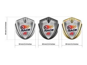 Emblem Metal Badge Minimal Style Luxury Look